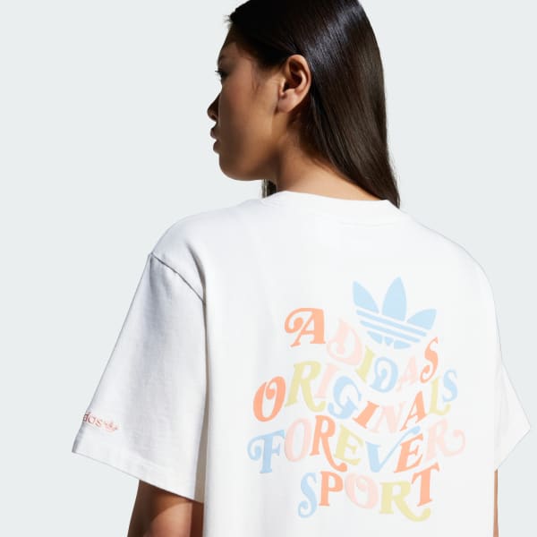 adidas Trefoil Series Forever Originals Loose Tee - White