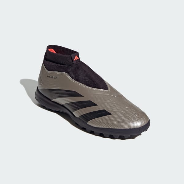 Grey Predator League Laceless Turf Boots