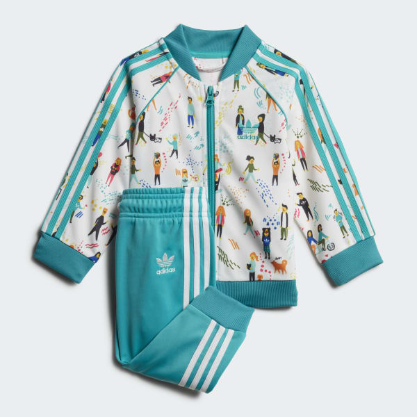 adidas colorful outfit