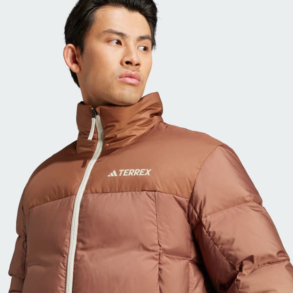adidas Kurtka Xploric WIND.RDY Gradient Goose Down - Beżowy