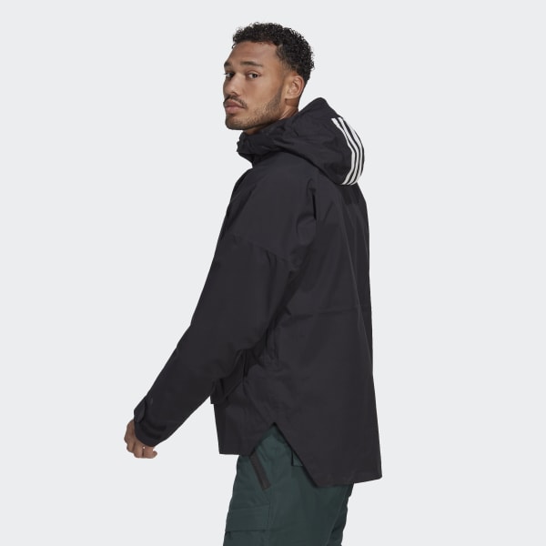 Czerń TERREX 2 LAYER RAIN.RDY SNOW ANORAK