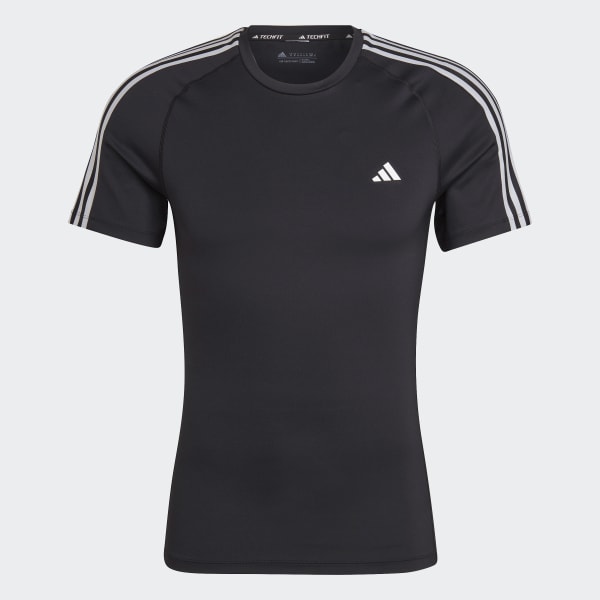 Adidas Techfit Compression Men Training T-Shirt Black – MikeSport