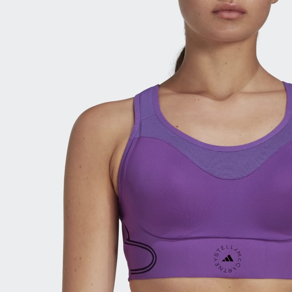 Roxo Sutiã de Sustentação Elevada TruePace adidas by Stella McCartney