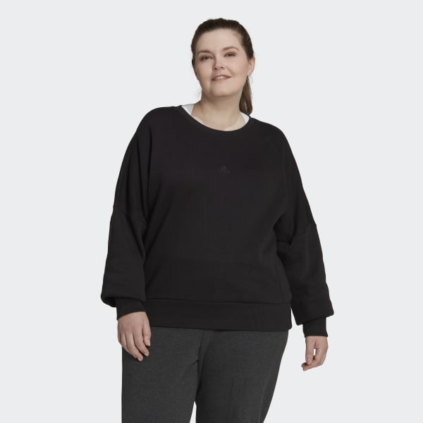 Black ALL SZN Fleece Sweatshirt (Plus Size)