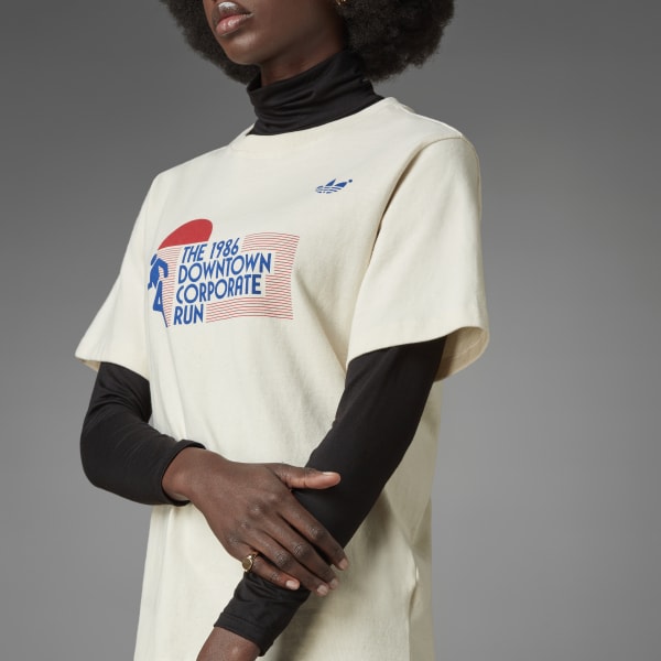 adidas Blue Version Made to Be Remade Tee White adidas India