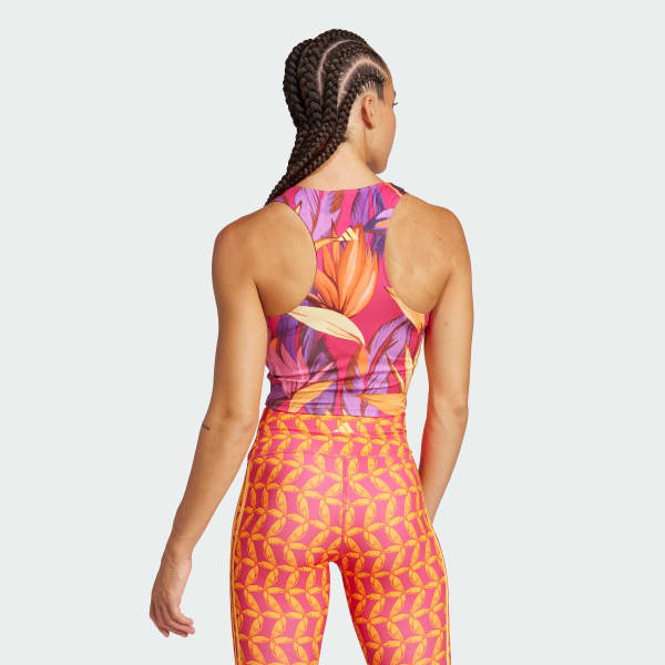 Rosa Playera sin Mangas de Training adidas x FARM Rio