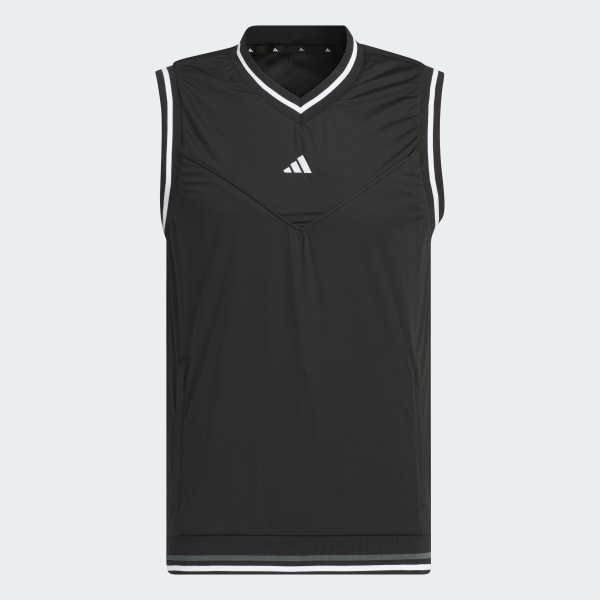 Black 우븐 스트레치 베스트(남녀 혼용)