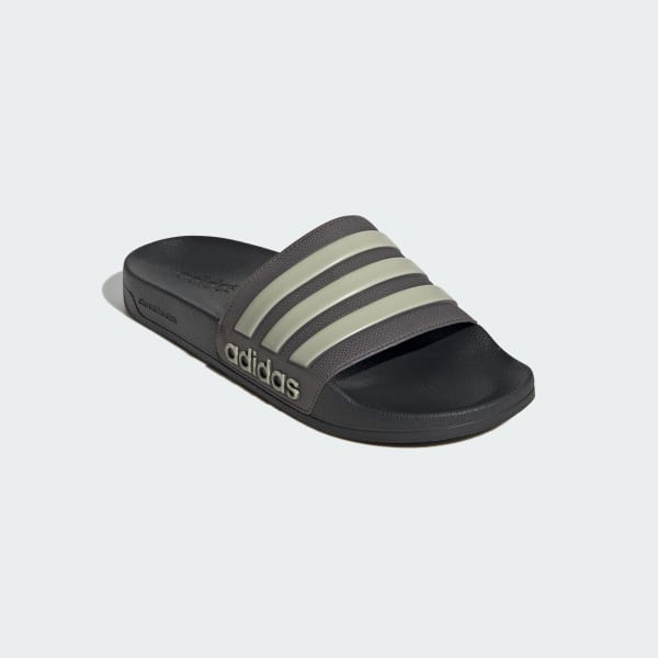Brown Adilette Shower Slides