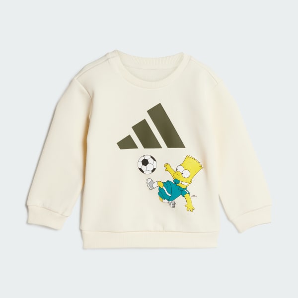Hvit The Simpsons Joggedress