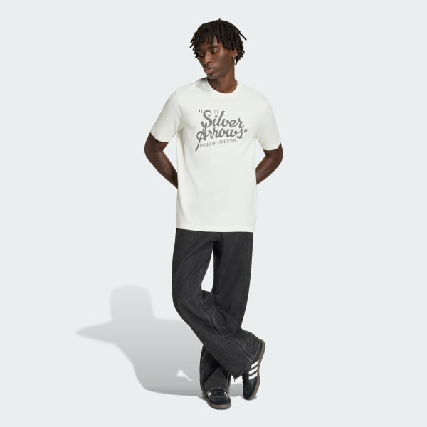 White MERCEDES - AMG PETRONAS FORMULA 1 TEAM SILVER ARROWS TEE 03 MEN