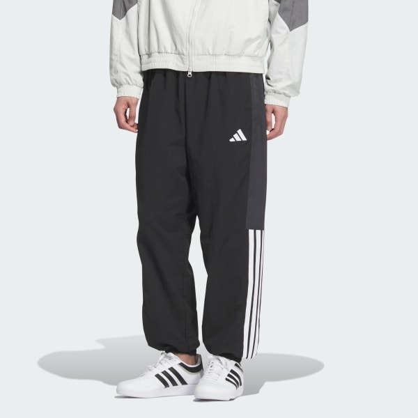 adidas ネイビー裏フリース 防風パンツ 新品タグ付き adidas アディダス ウィンドブレーカー メンズ 上下 ジャケット ロング