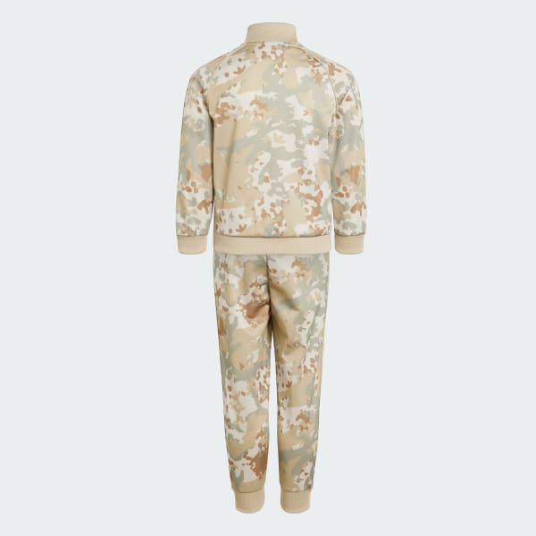 Bezowy Dres Camo
