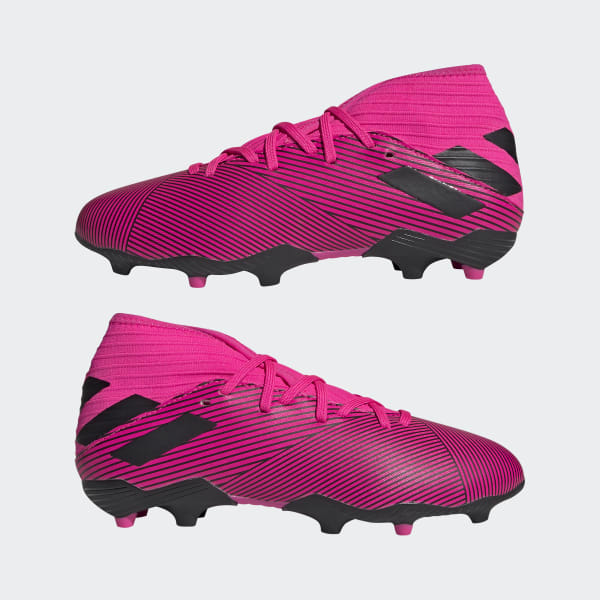 Pink adidas nemeziz on sale
