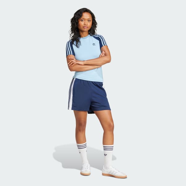 Blue Adicolor 3-Stripes Raglan Slim Tee