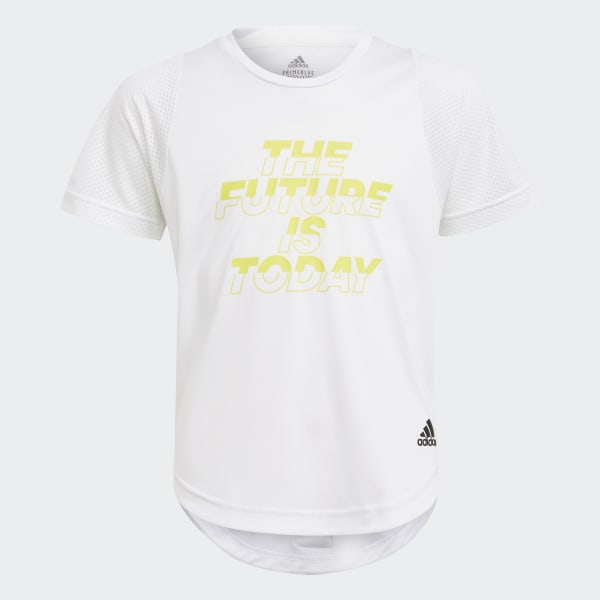 White XFG Primeblue AEROREADY T-Shirt JKV45