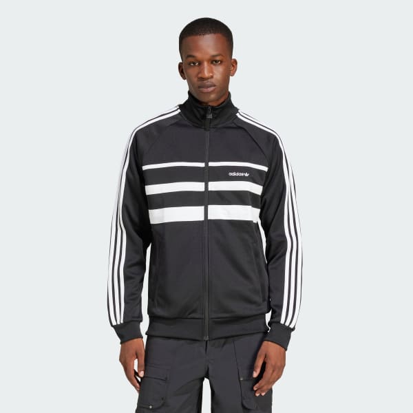 Noir Veste de survêtement The First