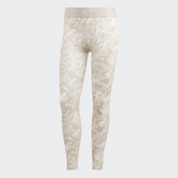 Blanco Licras 7/8 Techfit Camo Pretina Alta