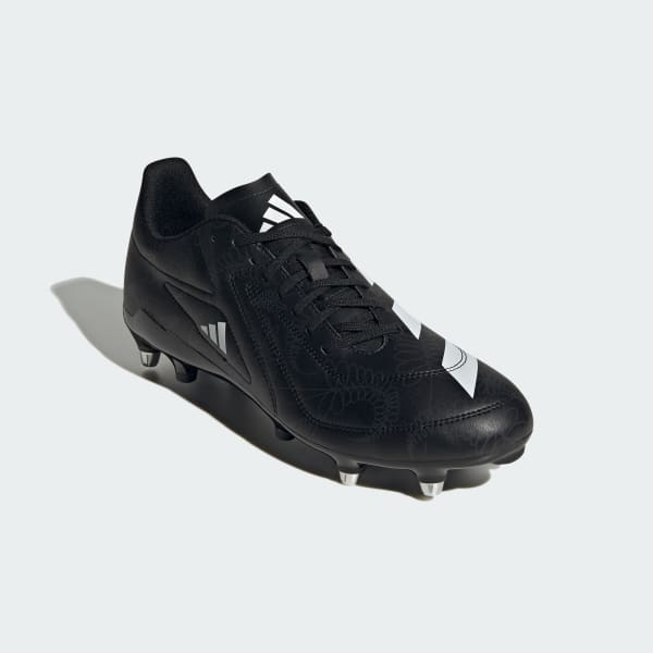 Black RS15 Soft Ground Rugby Boots