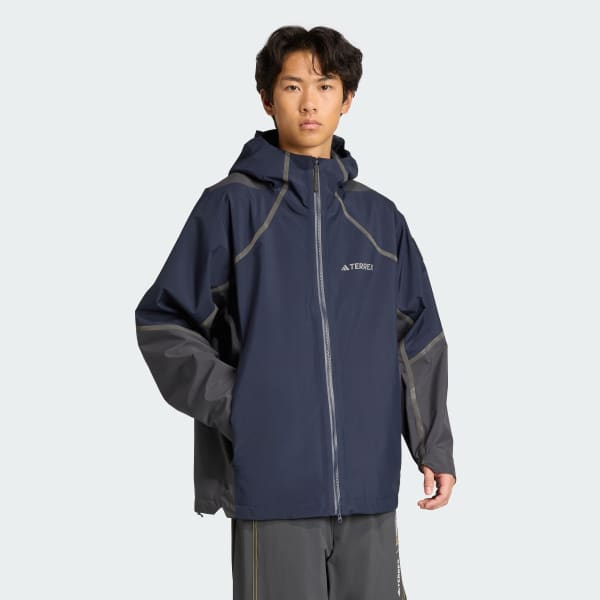 新品未使用 アディダス ジャケット  雨・風の日にオススメ アディダス ナショナル ジオグラフィック 防水クライマプルーフ