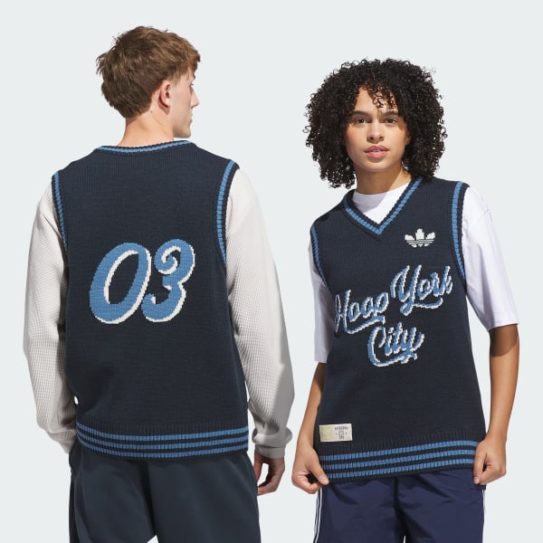Blue Hoop York City Sweater Vest Jersey