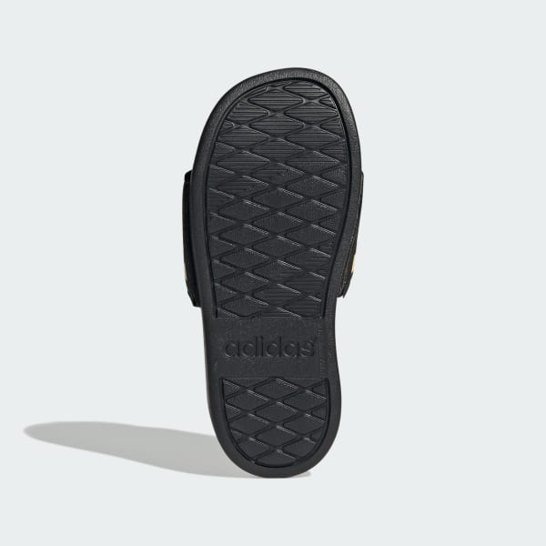 Black Adilette Comfort Slides Kids