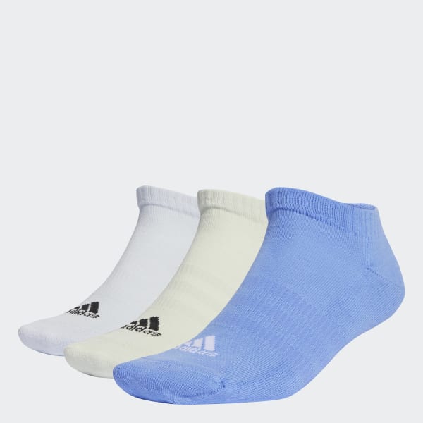 Azul Medias Al Tobillo Acolchadas 3 Pares