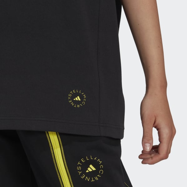 Noir T-shirt Logo adidas by Stella McCartney. VA138
