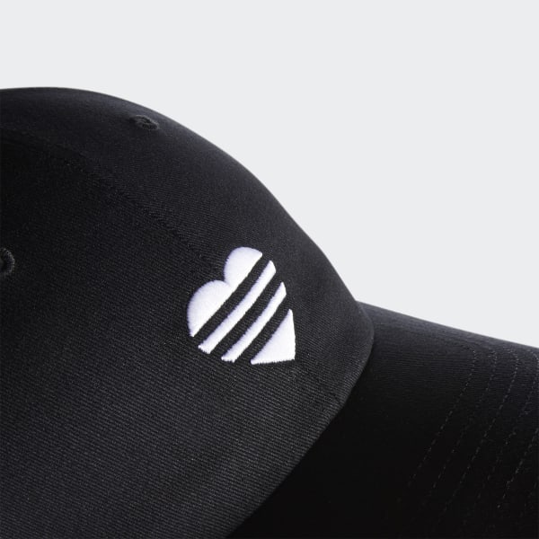 adidas 3 stripes heart hat