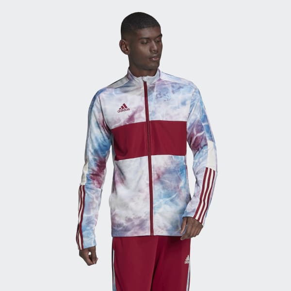 adidas Tiro Track Jacket Red adidas Lifestyle | Men\'s US - 