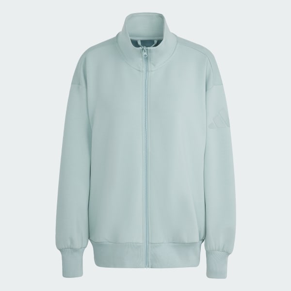 Verde Soft Lux Ampia con zip integrale