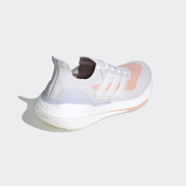 White Ultraboost 21 Shoes KYQ94