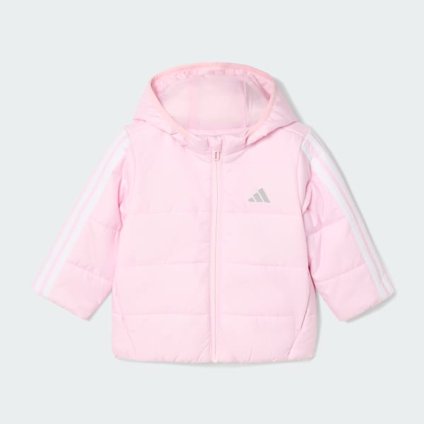Pink Essentials 3-Stripes Padded Jacket Kids