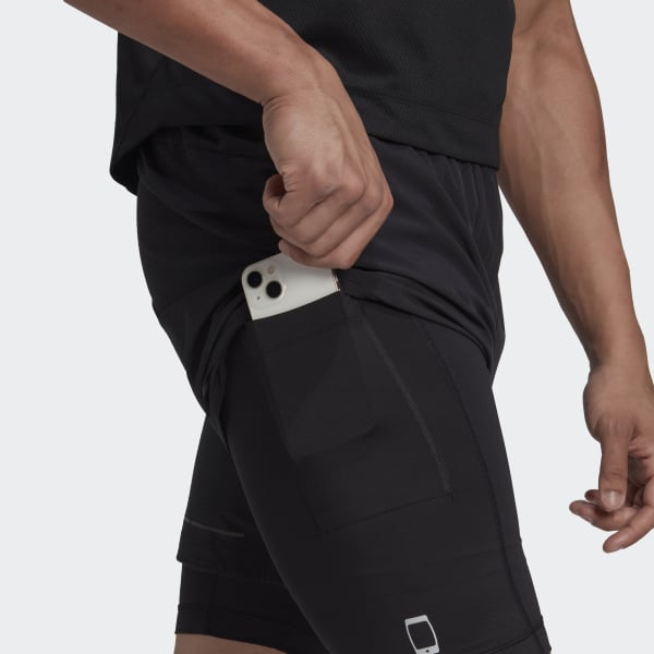 Noir Short d'entraînement HIIT Spin EVN69