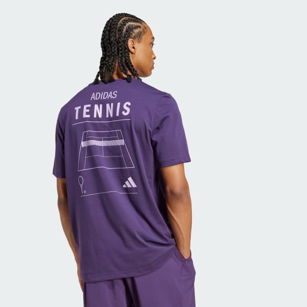 Ungu T-Shirt Grafis Tenis Category