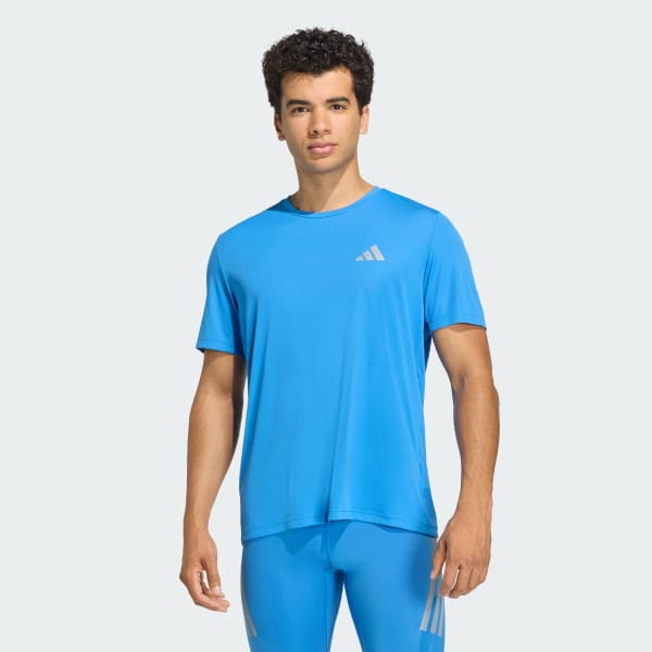 Azul Playera de Running adi365 Essentials