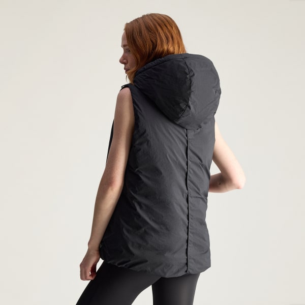 Preto Colete Acolchoado adidas By Stella McCartney