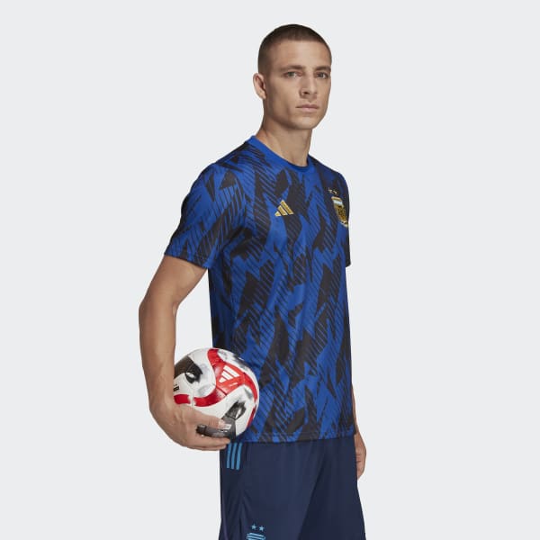 Azul Camiseta Prepartido Selección Argentina