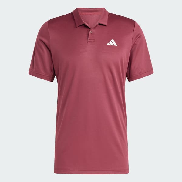 Burgundy Tennis Climacool Polo Shirt