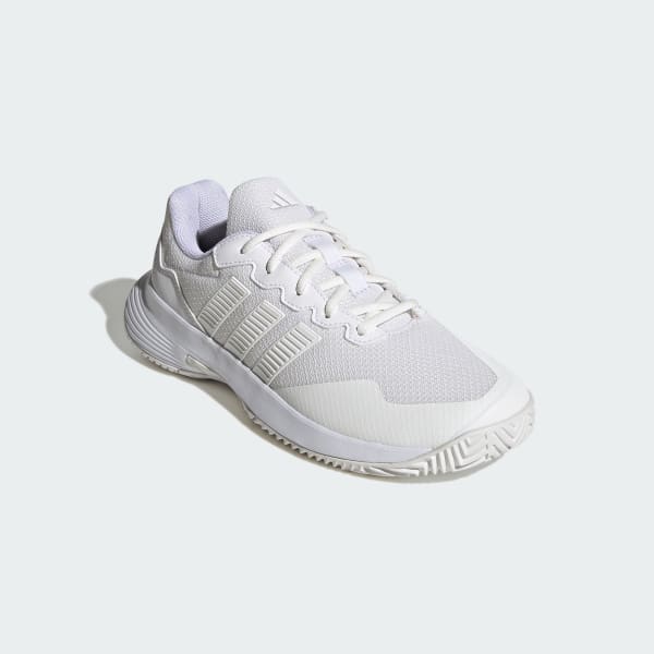 White GAMECOURT 2 TENNIS SHOES