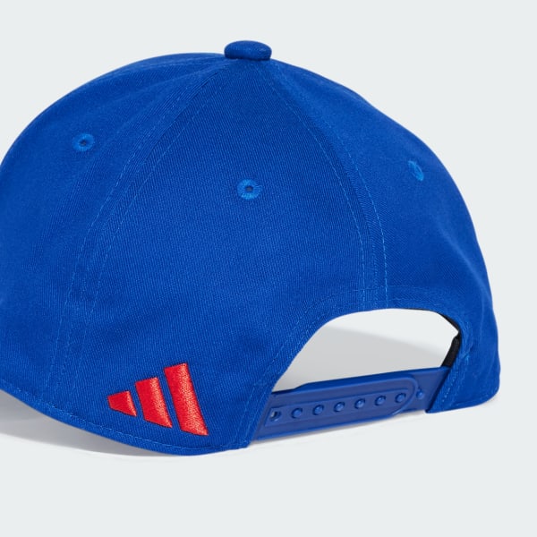 Bleu Casquette de baseball 3 bandes France