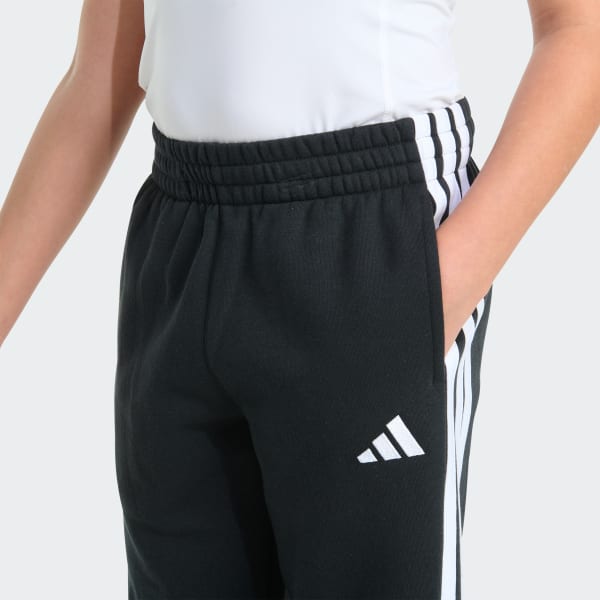 Elastic Waistband Essential 3-Stripe Fleece Jogger
