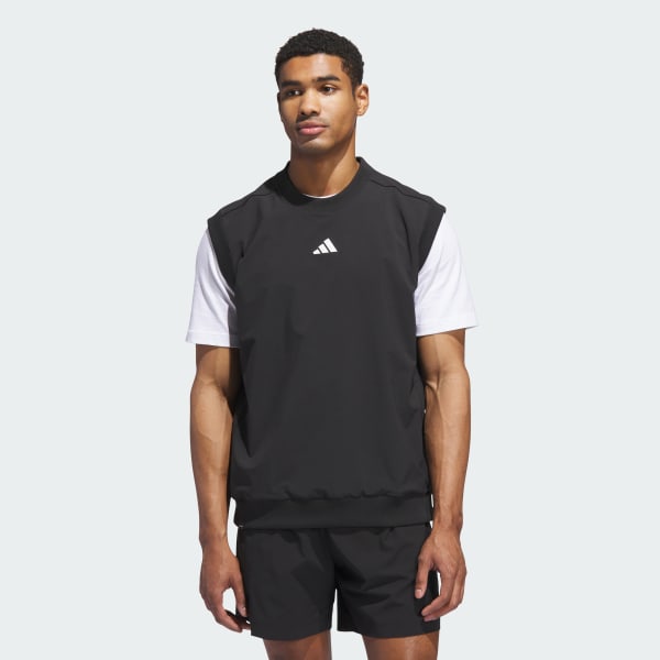 Svart Beyond Twistweave Loose Vest