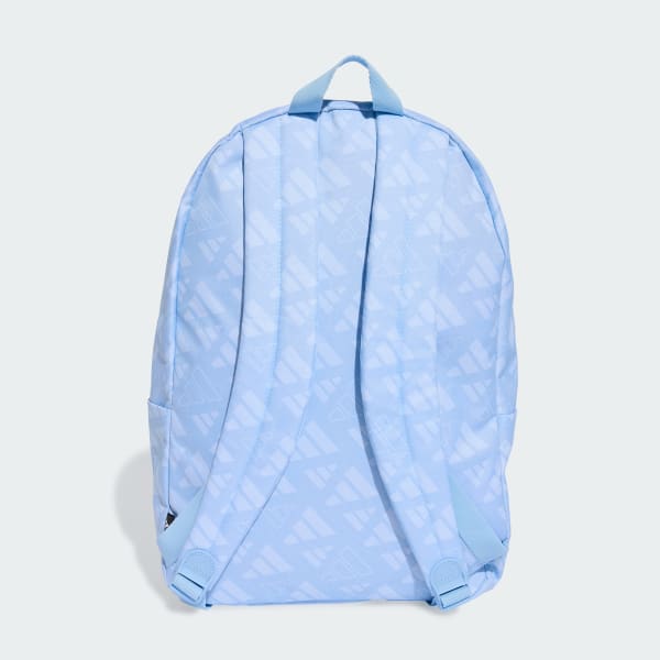 Blue Classic Monogram Graphic Backpack