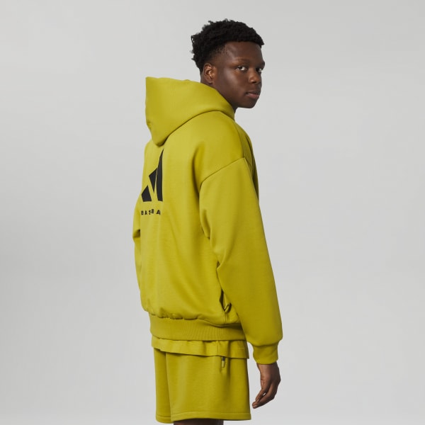 Felpa adidas gialla con cappuccio online