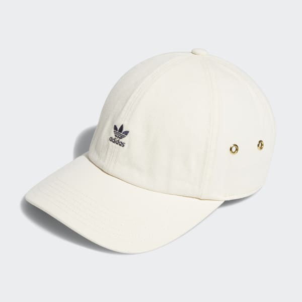 White Relaxed Mini Logo Hat