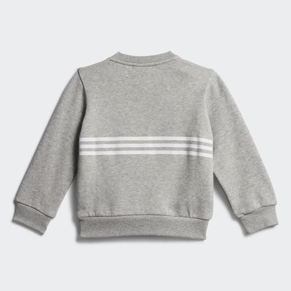 adidas Outline Crewneck Set Grey adidas New Zealand