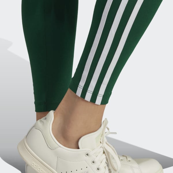 Women\'s Green adidas US | Adicolor Classics Leggings 3-Stripes Lifestyle - | adidas