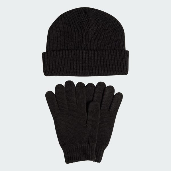 cierna Súprava Glove + Beanie