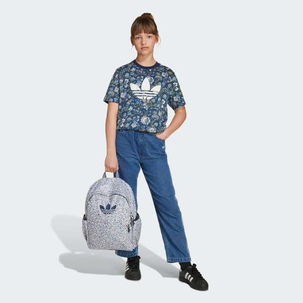 Bla adidas Originals x Liberty London T-skjorte