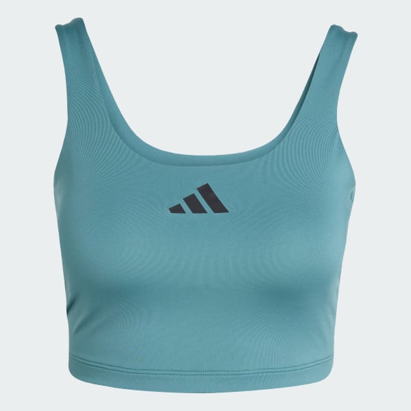 Verde Canotta del reggiseno di supporto Power Light